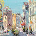 Painting The city pulse by Rodrigues Bené | Painting