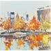 Painting The city between seasons II by Rodrigues Bené | Painting