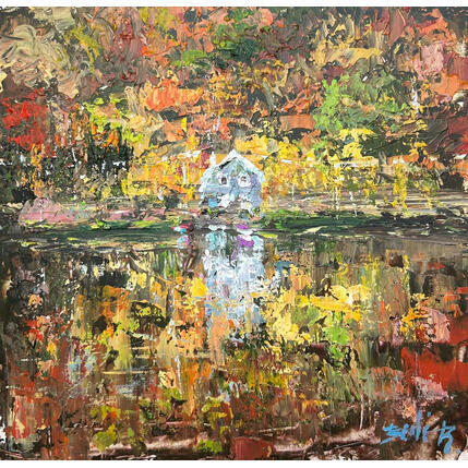 Painting Fall symphony by Rodrigues Bené | Painting