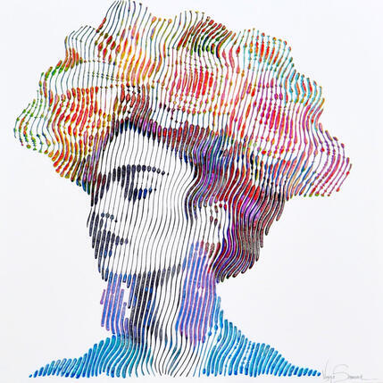 Painting FRIDA KHALO MUSE INTEMPORELLE by Schroeder Virginie | Painting