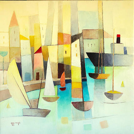 Painting AN156 LE PAQUEBOT by Burgi Roger | Painting