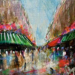 Painting Paris au printemps  by Solveiga | Painting