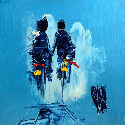 Painting Main dans la Main by Raffin Christian | Painting