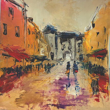 Painting La porte by Raffin Christian | Painting