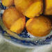 Painting Bol de citrons by Sellier Octavia | Painting Figurative Still-life Oil