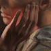 Painting Réminiscence by Sellier Octavia | Painting Figurative Portrait Life style Oil