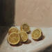Painting Citrons by Sellier Octavia | Painting Figurative Still-life Oil
