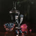Painting Nature morte aux myrtilles by Sellier Octavia | Painting Figurative Still-life Oil