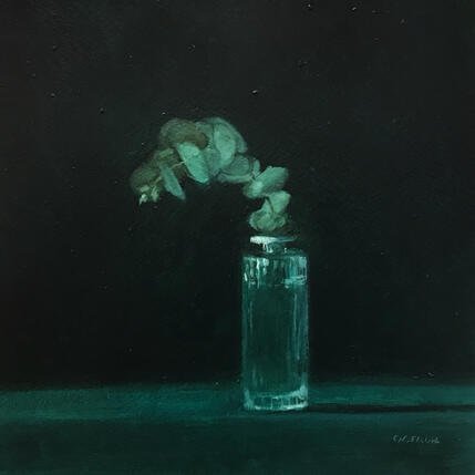 Painting Eucalyptus by Sellier Octavia | Painting Figurative Oil Nature, Pop icons, Still-life