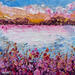 Painting Au bord de l'eau by Amblard Florence | Painting Landscapes Nature Acrylic