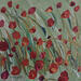Painting Coquelicots et pavots by Amblard Florence | Painting Landscapes Nature Acrylic
