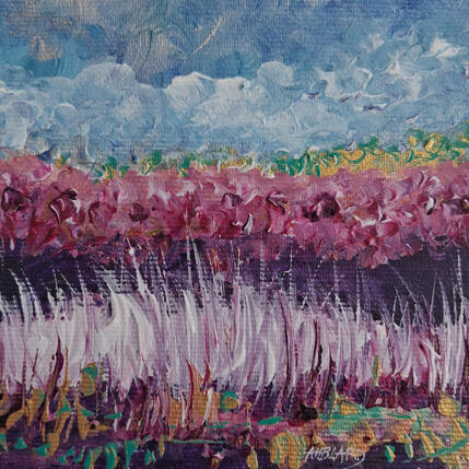Painting Dune fleurie by Amblard Florence | Painting