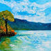 Painting Paysage Zen by Amblard Florence | Painting Landscapes Nature Acrylic