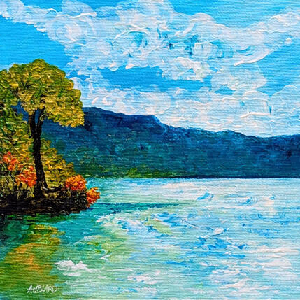 Painting Paysage Zen  by Amblard Florence | Painting