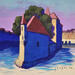 Painting L'âme d'Annecy by Pasquale | Painting Figurative Landscapes Nature Architecture Acrylic