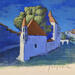 Painting Le coeur d'Annecy by Pasquale | Painting Figurative Landscapes Nature Architecture Acrylic