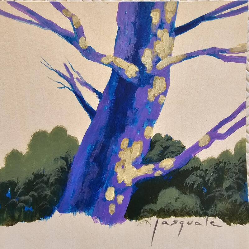 Painting Seul by Pasquale | Painting Figurative Landscapes Nature Architecture Acrylic