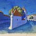 Painting Lumière sur le Thiou by Pasquale | Painting Figurative Landscapes Nature Architecture Acrylic