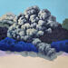 Painting Nuages by Pasquale | Painting Figurative Landscapes Nature Architecture Acrylic