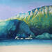 Peinture Lac paisible par Pasquale | Tableau Figuratif Paysages Nature Architecture Acrylique
