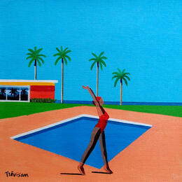 Painting Dance pool by Trevisan Carlo | Painting