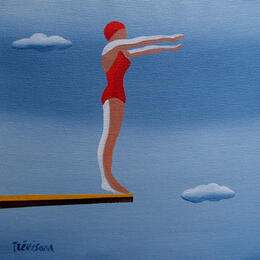 Painting In the sky by Trevisan Carlo | Painting