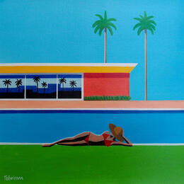 Painting Green pool by Trevisan Carlo | Painting