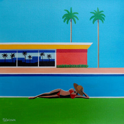 Painting Green pool by Trevisan Carlo | Painting