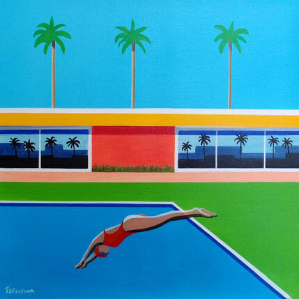 Painting California home by Trevisan Carlo | Painting