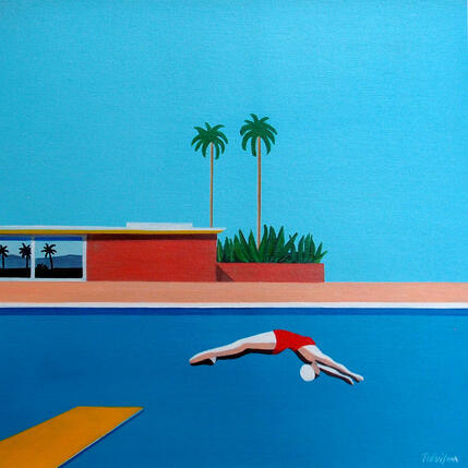 Painting Sweet home California by Trevisan Carlo | Painting