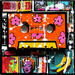 Painting POP K7 (orange) by Costa Sophie | Painting Pop-art Pop icons Acrylic Gluing Upcycling