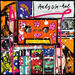 Painting POP K7 (orange Andy) by Costa Sophie | Painting Pop-art Pop icons Acrylic Gluing Upcycling