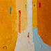 Painting Suau... by Tomàs | Painting Abstract Urban Life style Oil