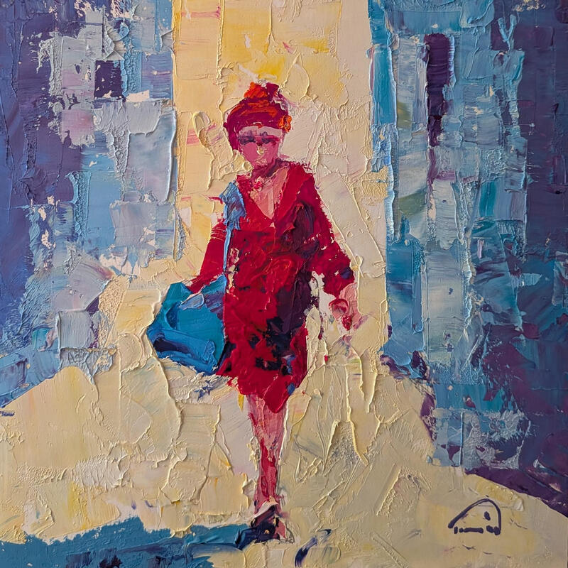 Painting Mon sac by Tomàs | Painting Impressionism Oil