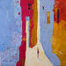 Painting De colors by Tomàs | Painting Abstract Urban Life style Oil