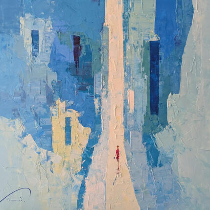 Painting Super bleu by Tomàs | Painting