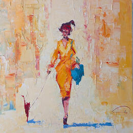Gemälde Oui, c'est elle von Tomàs | Gemälde
