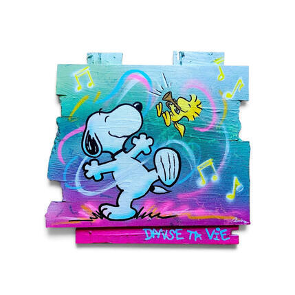 Painting Danse ta vie by Rocky Chaplin | Painting