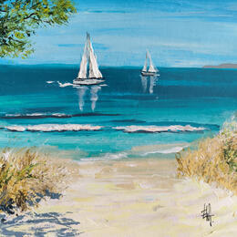 Peinture Always the Sun par Rey Ewa | Tableau