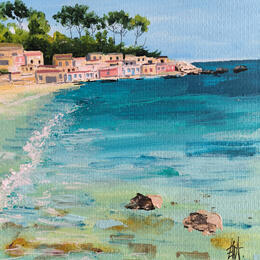 Peinture Invitation au repos par Rey Ewa | Tableau