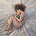 Painting Rêverie by Jung François | Painting Figurative Oil