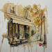 Gemälde Un café aux couleurs d’automne von Flament Audrey | Gemälde Realismus Urban Alltagsszenen Stillleben Aquarell Tinte