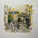 Painting Un petit bout de Montmartre by Flament Audrey | Painting Realism Urban Life style Still-life Watercolor Ink