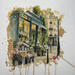 Painting Un bouquet de couleurs by Flament Audrey | Painting Realism Urban Life style Still-life Watercolor Ink