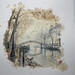 Painting Paris, un automne en silence by Flament Audrey | Painting Realism Urban Life style Still-life Watercolor Ink