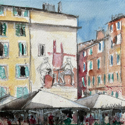 Painting Toulon - Raimu  by Hoffmann Elisabeth | Painting
