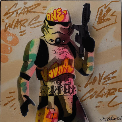 Peinture Clone 22 par Lemoine Mael | Tableau Pop-art Acrylique, Graffiti Icones Pop