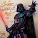 Painting Dark Vador by Lemoine Mael | Painting Pop-art Pop icons Graffiti Acrylic