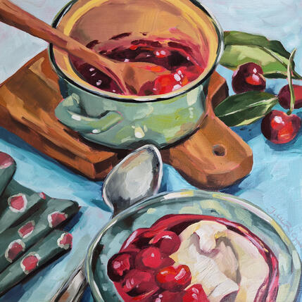Painting summer me-time by Ulrich Julia | Painting