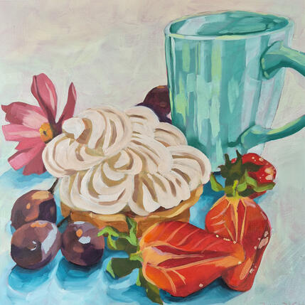 Painting A perfect afternoon alone by Ulrich Julia | Painting